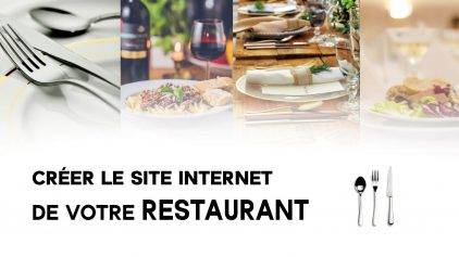 creation site restaurant la solution web