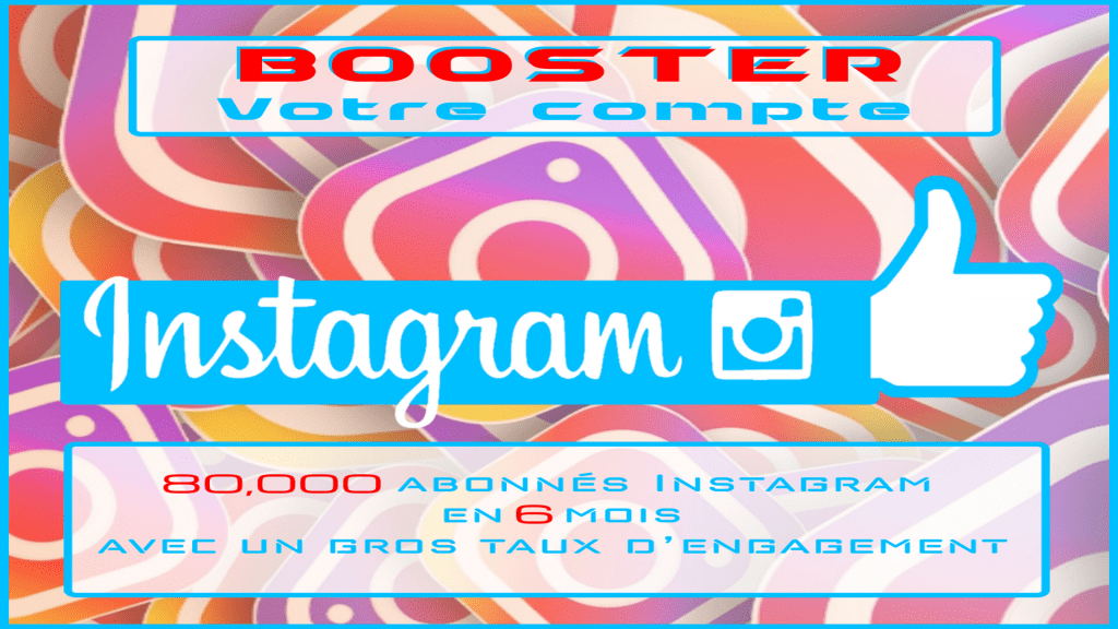BOOSTER TON COMPTE INSTAGRAM EFFICACEMENT Large